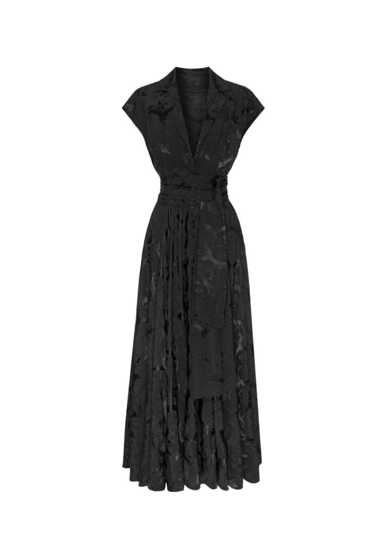 Sukienka czarna jedwabna Monroe