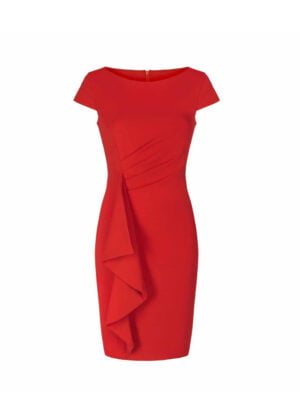 Sukienka klasyczna czerwona BLANCA