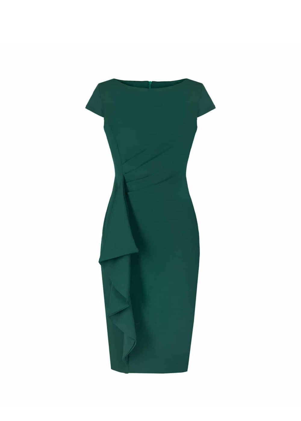 Sukienka klasyczna zielona BLANCA II