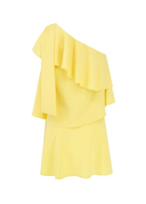 Sukienka krótka żółta Cloe - Przód