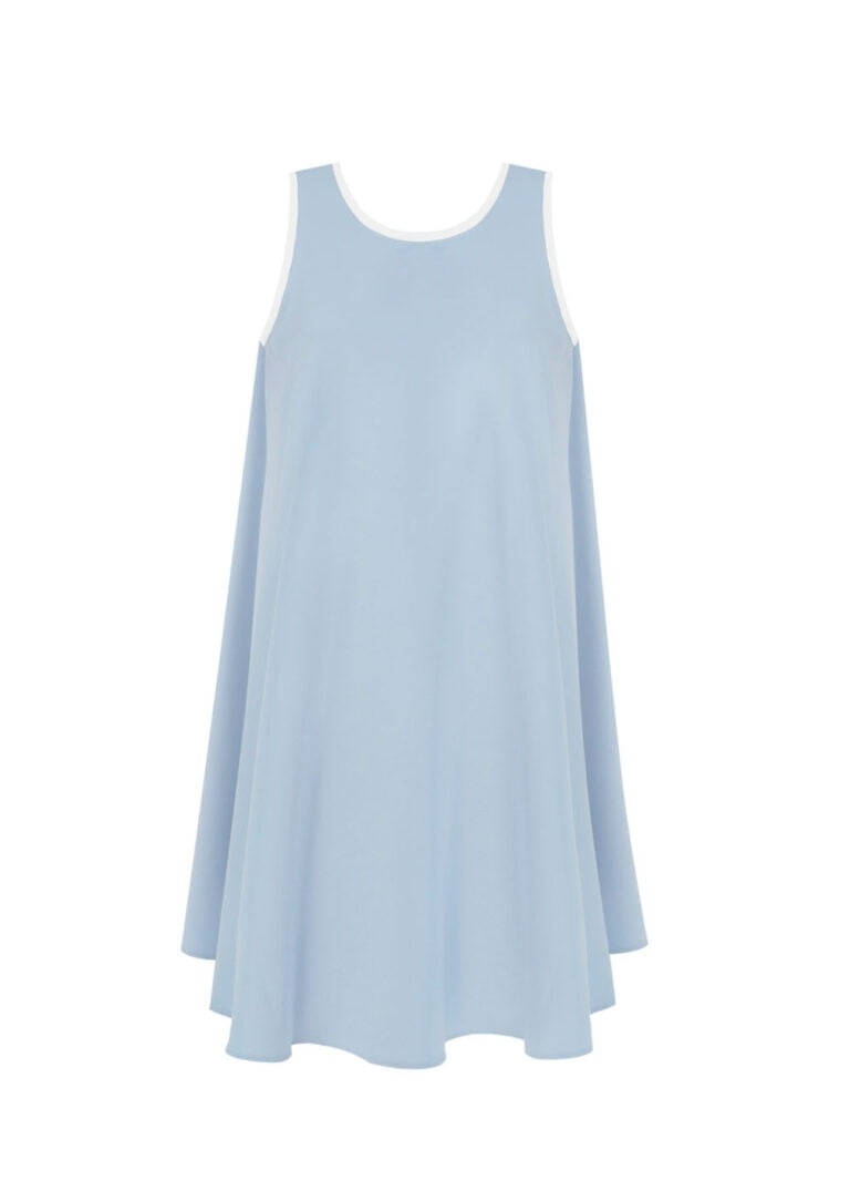 Sukienka mini błękitna Clara